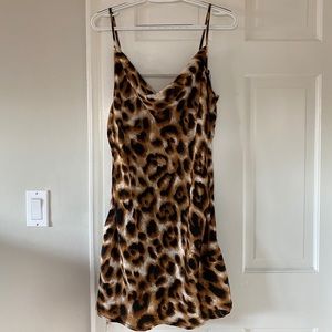 Silky Cheetah Dress